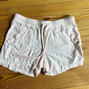 Hard Tail sz xs baby pink drawstring shorts